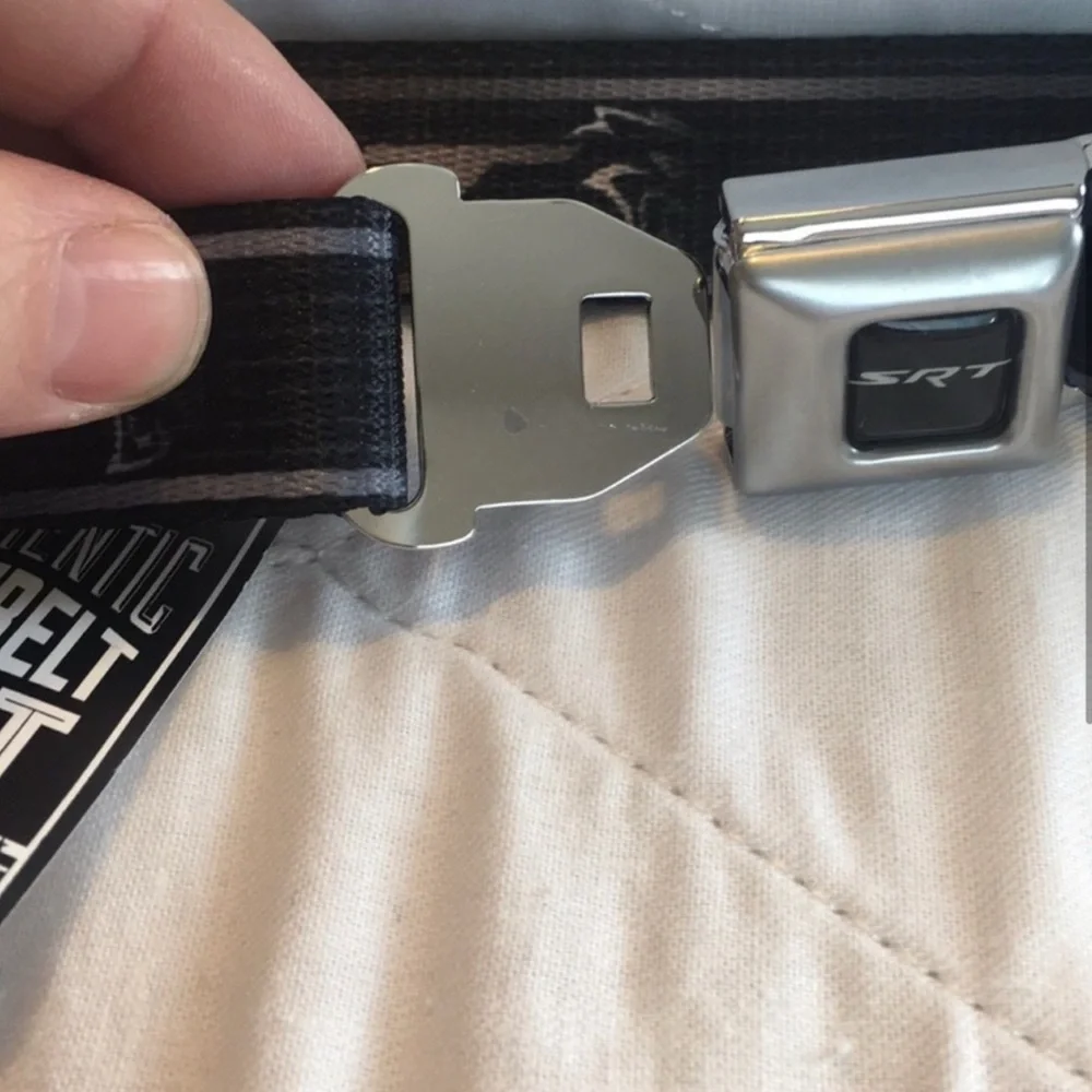 Buckle Down Kids Dodger SRT HellCat Logo Belt NWT